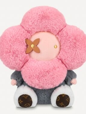 LAST ONE! 10" Monogram Flower Stuffy